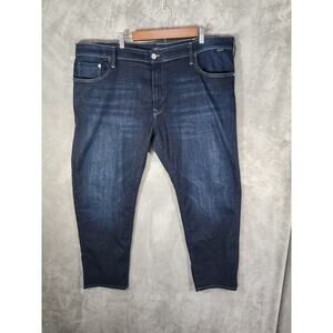 Mavi Men's Zach Straight Leg Jeans Size 46x29 Dark Wash Denim